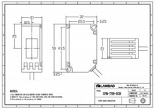LANBAO SPM-TNR-RGB датчик контраста