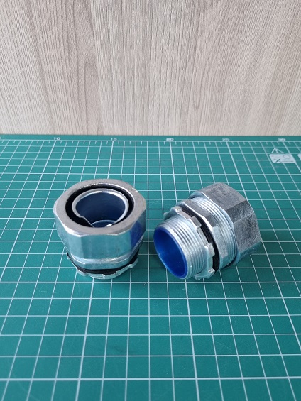 Ввод кабельный M32x1,5 для металлорукава, внутренний диаметр 25mm, металл