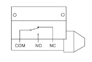 LANBAO LSAR7-121 концевой выключатель NO/NC шарнирный роликовый рычаг