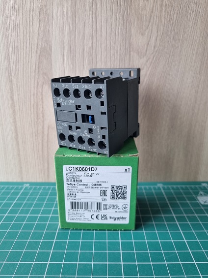 КОНТАКТОР K 3P,6 А,НЗ,42V 50/60 ГЦ,ЗАЖИМ ПОД ВИНТ