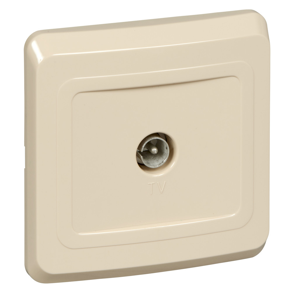 ЭТЮД С/У РОЗЕТКА телевизионная, КРЕМОВЫЙ