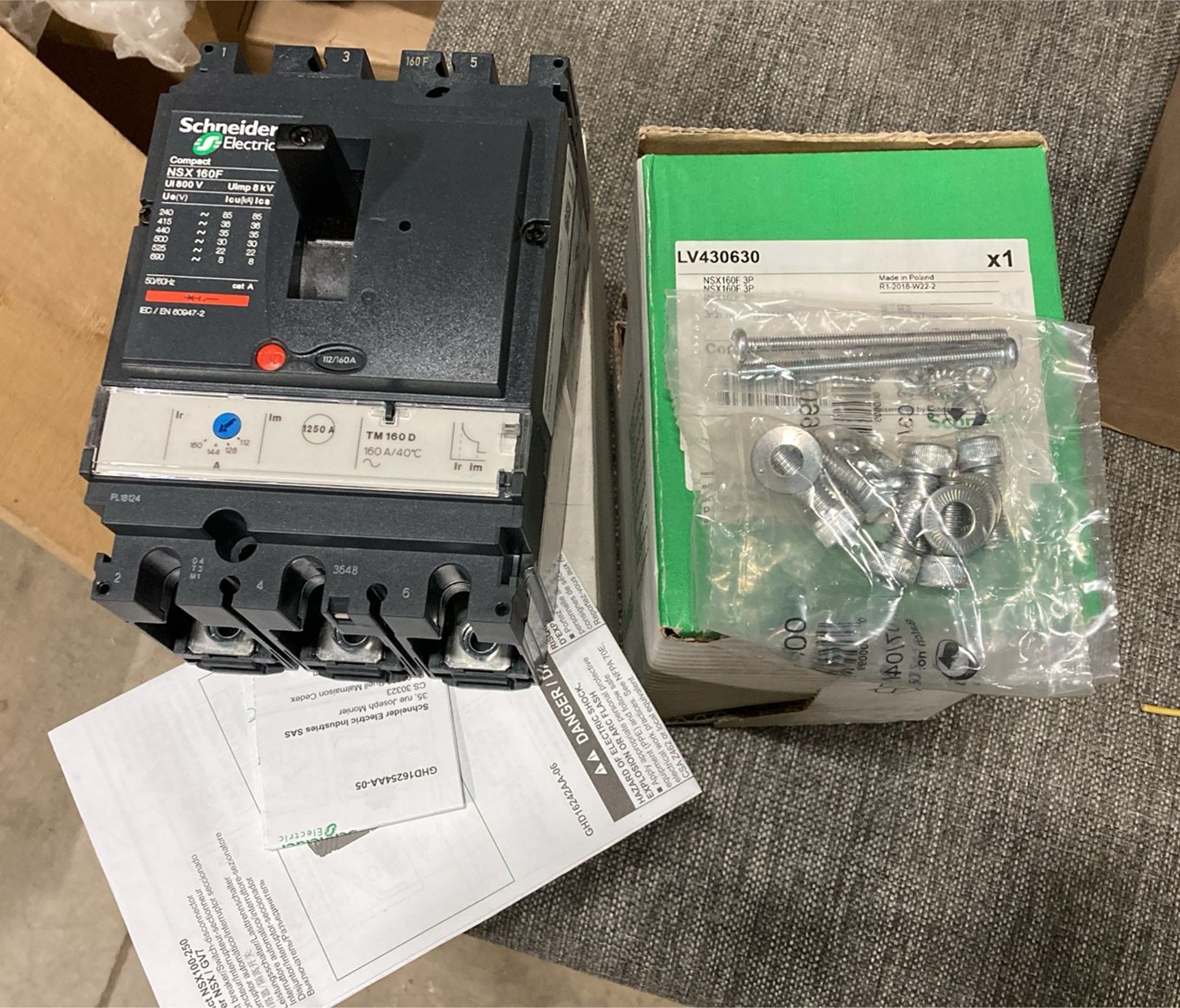 3П3Т АВТ. ВЫКЛ. TM160D NSX160F