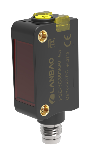 LANBAO PSE-YC15DPRL-E3 оптический датчик 32,5x10,6x20мм PNP NO/NC Sn=150мм LASER (D-тип) разъем M8