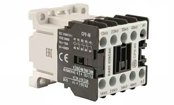 Контактор CP0 40 220/230 V 50Hz, 4NO, 6A(230VAC)/4A(400VAC) по АС-15, 220/230VAC
