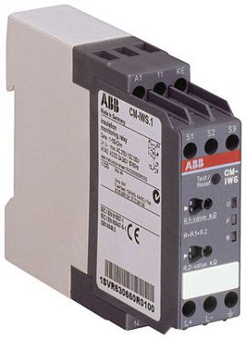 Реле контроля изоляции CM-IWS.1S, 24...240VAC/DC 0...250VAC/0...300VDC 1...100kOm 10µF сброс тест память 1CO (3A-AC15) LED 22.5mm