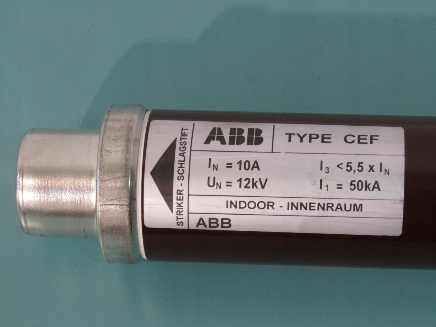 Вставка плавкая CEF 6/12kV 100A 292/65mm S