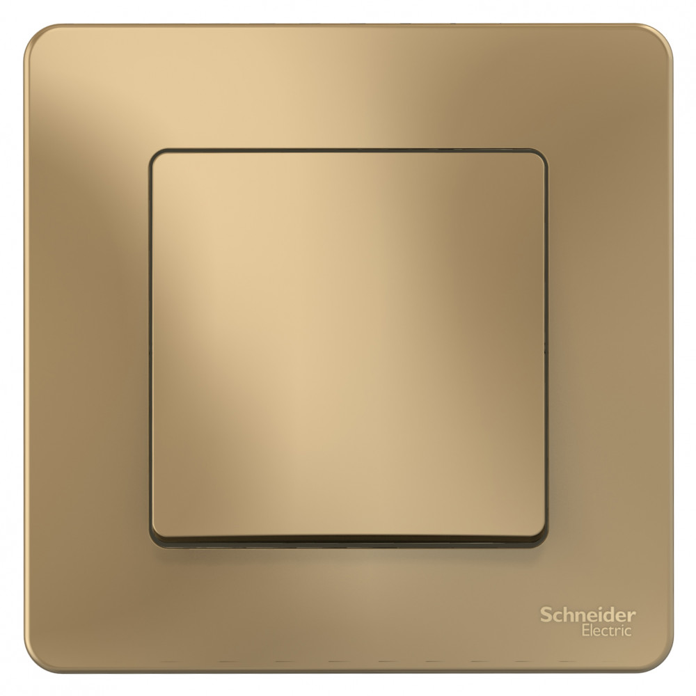 BLANCA С/У 1-клавишный ПЕРЕКЛЮЧАТЕЛЬ (сх.6), 10А, 250В, ТИТАН