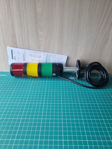 RAVENTEK RO5A1-324F-RYG световая колонна ?50мм с зуммером 3 цвета RYG прямое основание IP65