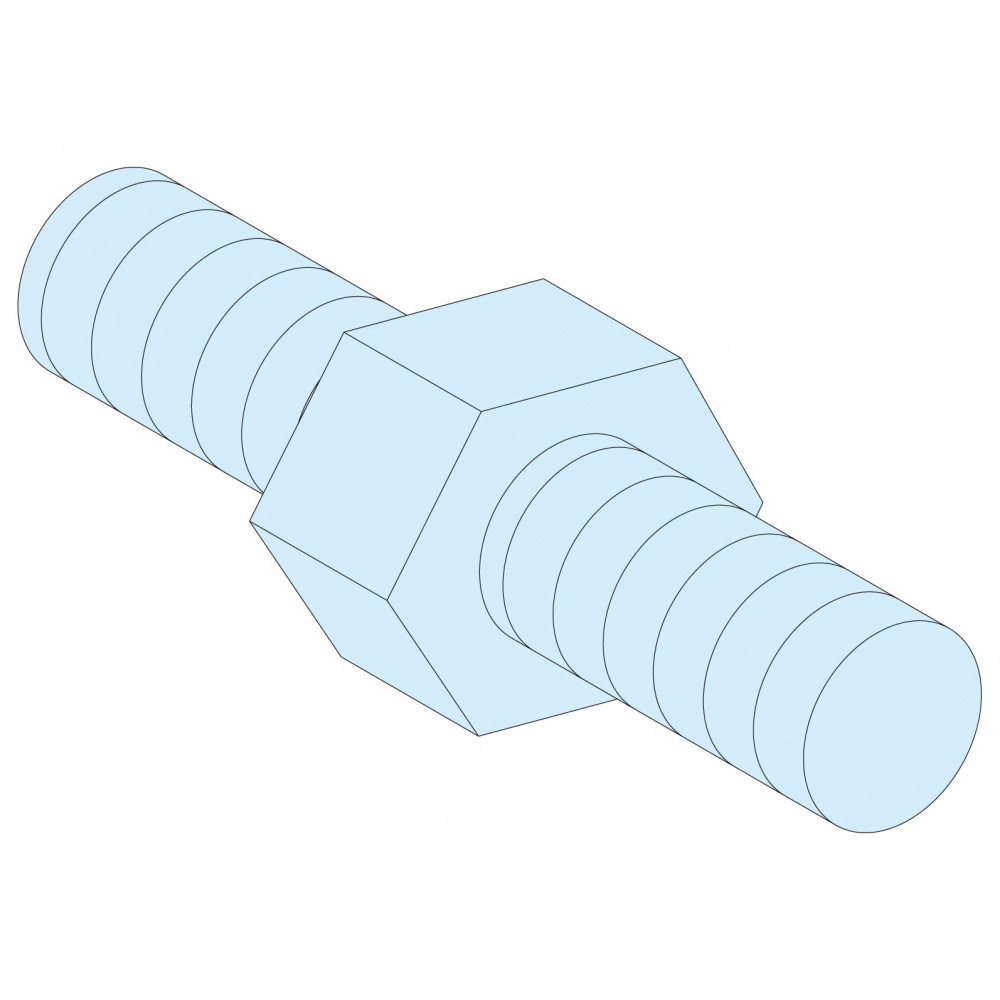 4 СТОЙКИ ДЛЯ РЕЕК М5, В = 9 ММ