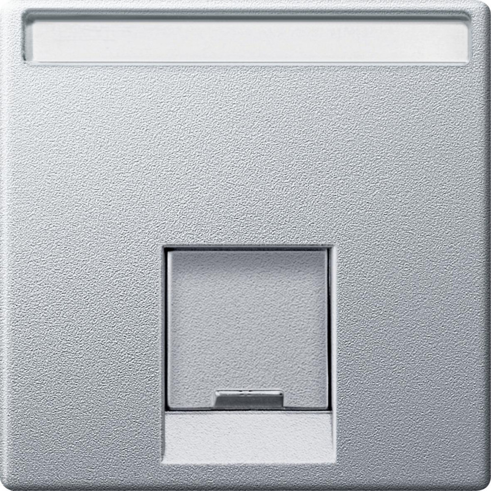MERTEN ЦЕНТР.ПЛАТА для розетки SE RJ45 1пост, АЛЮМИНИЙ, SM