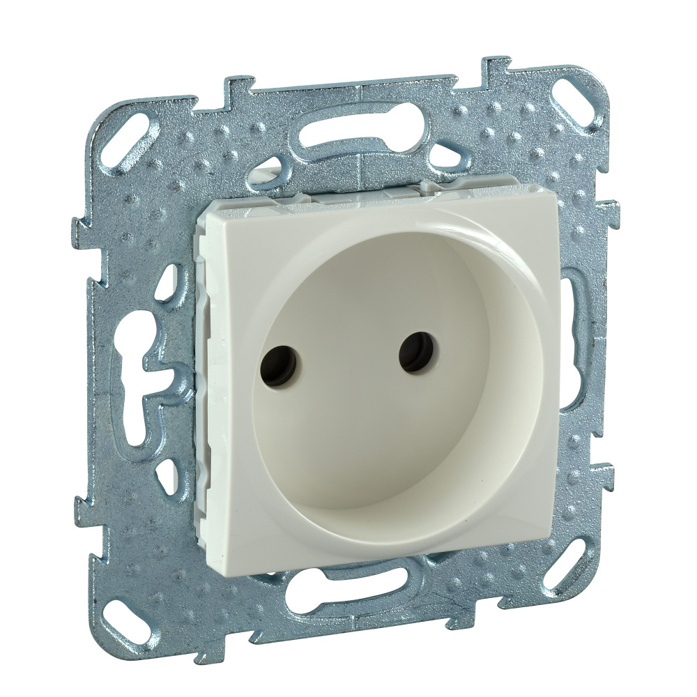 РОЗЕТКА БЕЗ З/К СО ШТОРКАМИ (ВИНТ. ЗАЖИМ