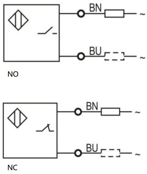 LANBAO LR30XCF10ATO индуктивный датчик M30 10мм 2х проводный NO, кабель 2м