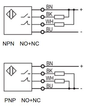 LANBAO LR30XCF15DNRY-D Индуктивный датчик М30х63мм NPN NO/NC Sn=15мм клеммы