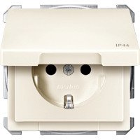 MERTEN Aquadesign МЕХ-М РОЗЕТКИ с крышкой, БЕЖЕВЫЙ
