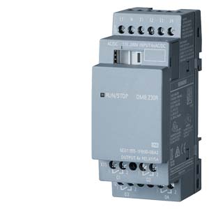 6ED10551FB000BA2 DM8 230R, МОДУЛЬ РАСШИРЕНИЯ, НАПРЯЖЕНИЕ ПИТАНИЯ/ВХОДОВ/ВЫХОДОВ: 230 В/230 В/РЕЛЕ, ШИРИНА 2TE, 4 DI/4 DO, ДЛЯ LOGO! 8