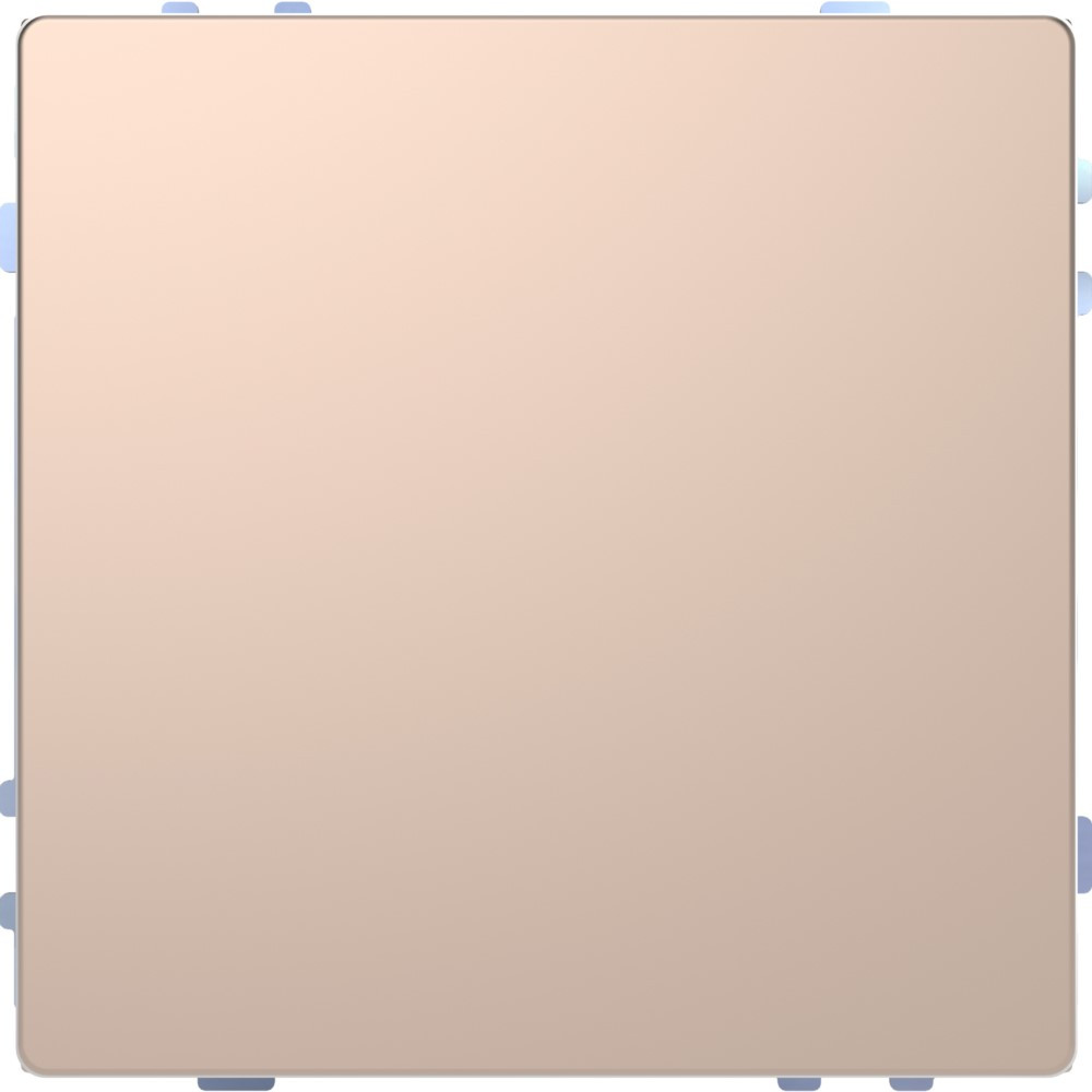 Merten System Design, KNX кнопочный выключатель c датчиком температуры, Шампань