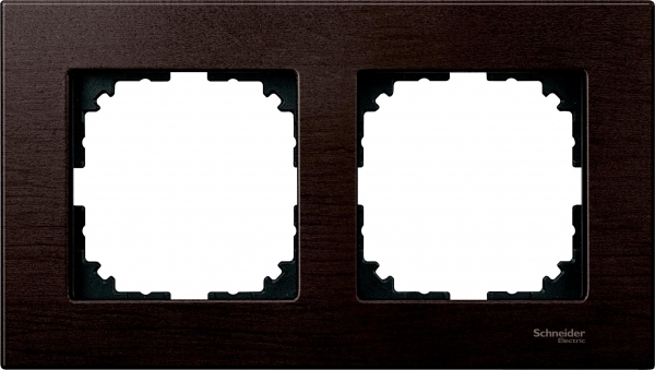 MERTEN M-Elegance РАМКА деревянная 2 поста, ВЕНГЕ, SM