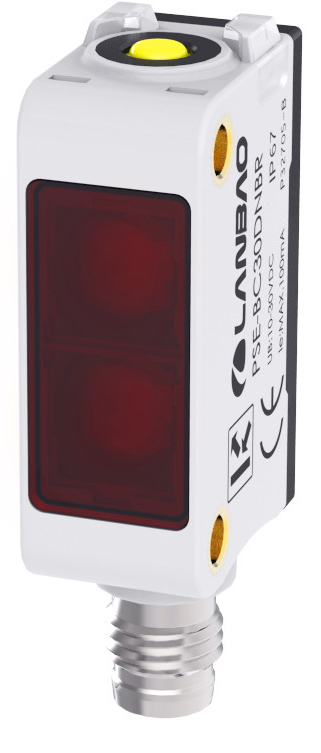 LANBAO PSE-BC100DPB-E3 оптический датчик 32,5x20x12мм PNP NO/NC Sn=1м (D-тип) разъем M8