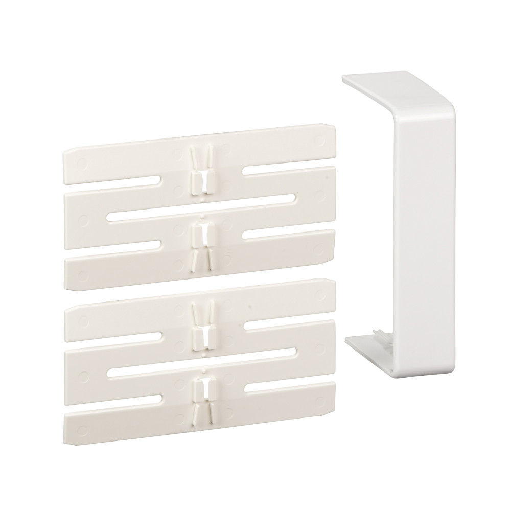 НАКЛАДКА НА СТЫК 95Х55ММ OL45, белоснежный (RAL 9003)