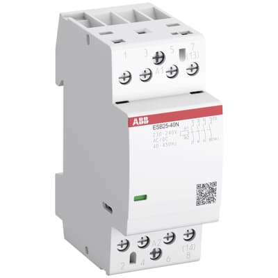 Контактор модульный ESB25-40N-06, 25A, 4NO, 230VAC/DC, 2M
