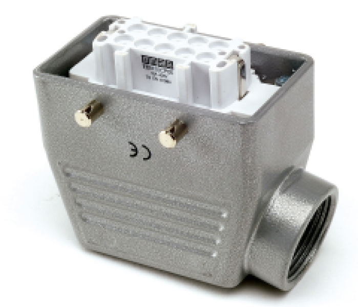 Розетка боковой ввод 10 полюсов, 16А