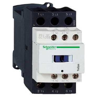 КОНТАКТОР.3Р,38A,НО+НЗ,24V-,ОГРАН.