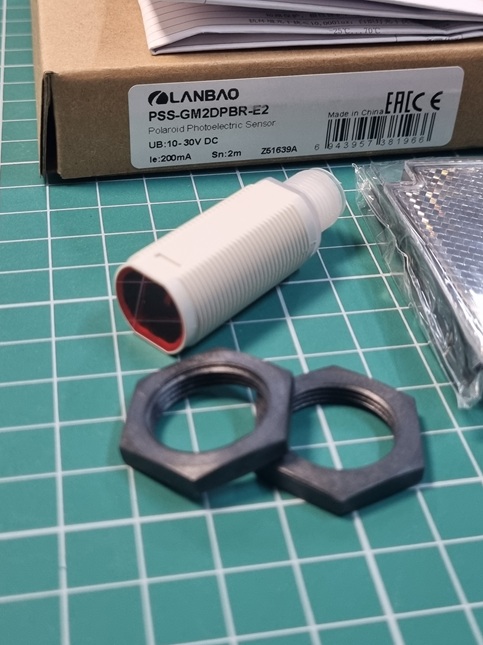 LANBAO PSS-GM2DPBR-E2 оптический датчик M18 PNP NO/NC Sn=2м (R-тип) разъем M12