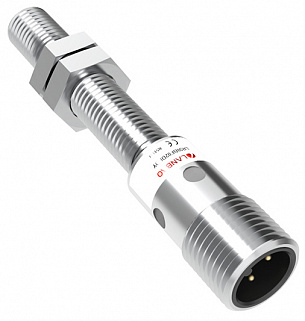 LANBAO LR08BF02DLCY-E2 индуктивный датчик M8 2-х проводный DC NC Sn=2мм разъем М12