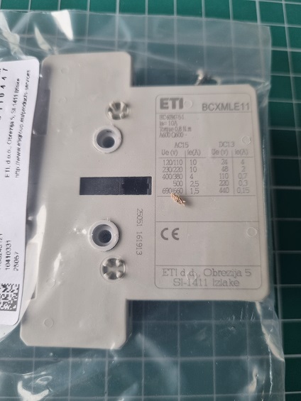 Блок-контакт BCXMLE11 (1NO+1NC) боковой