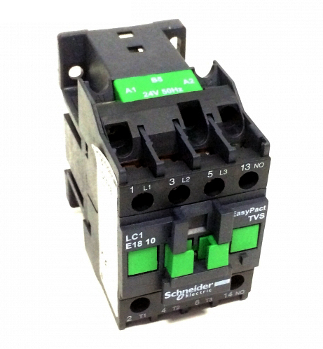 КОНТАКТОР TVS 1НО 18А 400В AC3 24В 50ГЦ