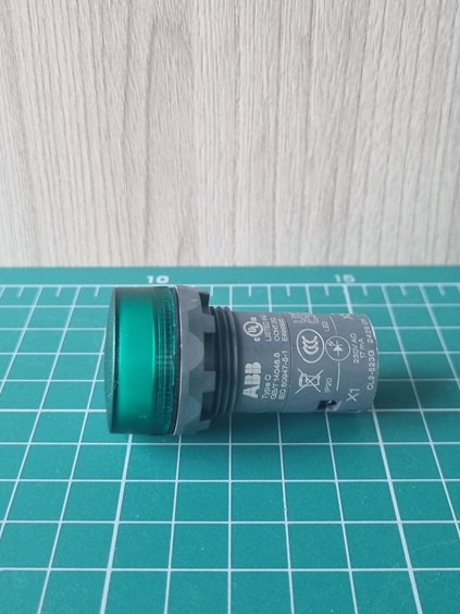 Светосигнальная арматура CL2-523G, зеленая, 230VAC, IP66, 22mm