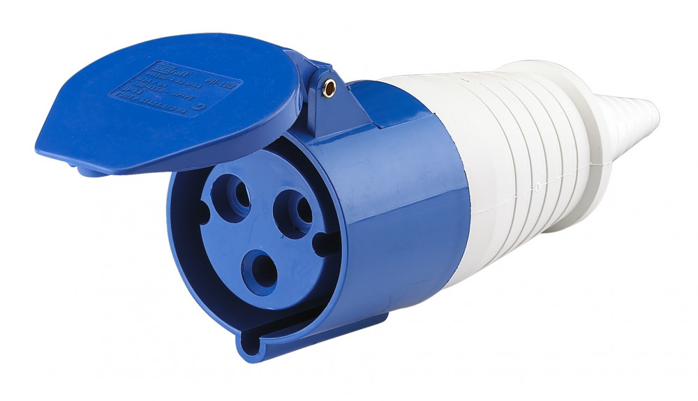 Розетка переносная 223 2Р+РЕ 32А 220В IP44 РП-102