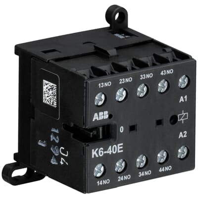 Реле мини-контакторное K6-40E-80 220...240VAC, 4NO 4A-AC15