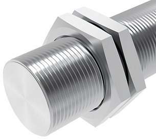 LANBAO LR18XCF05DPCQ-E2 Датчик индуктивный М18, Sn 5мм, цельнометаллический, PNP, NC, разъем М12