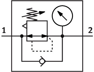 Регулятор давления MS6-LR-1/2-D6-AS