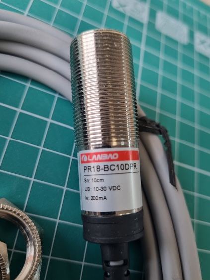 LANBAO PR18-BC10DPR оптический датчик M18 PNP NO+NC Sn=100мм (D-тип) кабель 2м