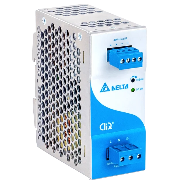 Блок питания импульсный CliQ II, 120W, 2.5A, 85_264VAC (120_375VDC) / 48VDC, DIN35, клемн.колодка, ал.корпус