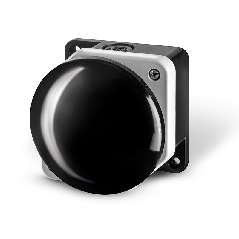 Кнопка грибовидная 90mm, управление ногой или рукой, 1NO, черная, без фиксации, в корпусе IP65, серия TOP22