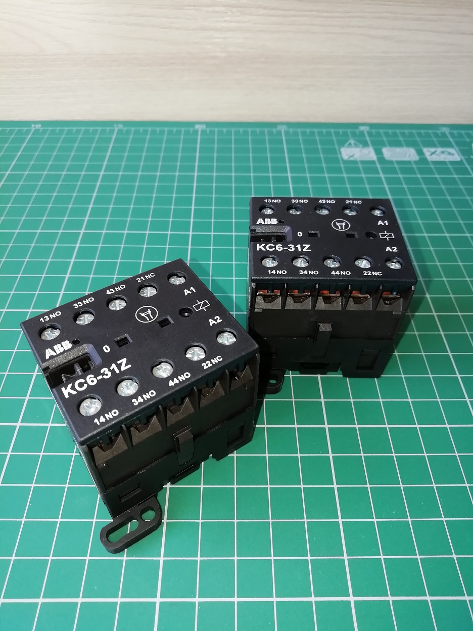 Реле мини-контакторное KC6-31Z-01 24VDC, 3NO+1NC 4A-AC15