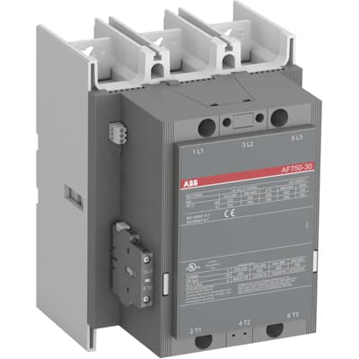 Контактор AF750-30-11 100...250VAC/DC, 3NO 750A(1050A-AC1) 400kW, всп.контакт 1NO+1NC (4A-AC15)