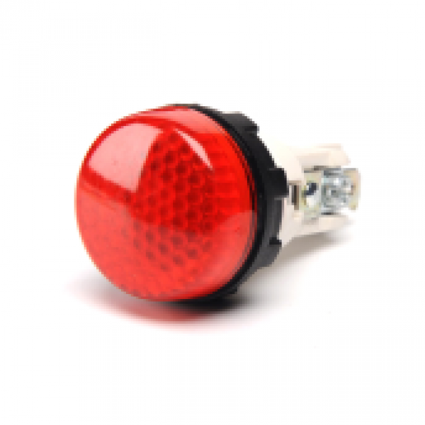 Арматура сигнальная красная 22мм (под винт и пайку) S224K