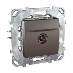UNICA РОЗЕТКА компьютерная, RJ45, одиночная, с полем для надписи, кат. 5е, БЕЛЫЙ