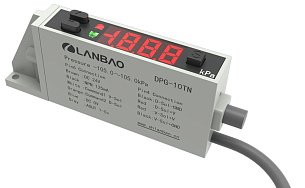 LANBAO DPG-10TN-L Датчик давления газа 90° воздухозаборник, NPN, -100.0...100.0 кПа, ±0.6%F.S.±1 digit