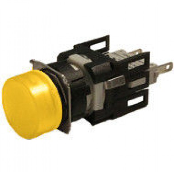 Сигнальная арматура 16 мм, круглая 12-24 AC/DC жёлтая