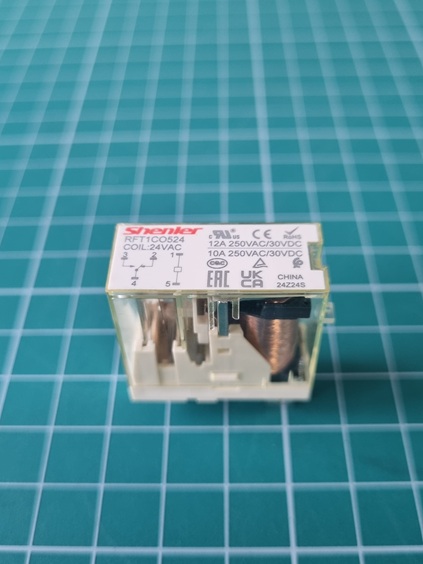 Реле RFT1CO524,  1CO, 12A(250VAC/30VDC), 24VAC
