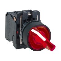 ПЕРЕКЛЮЧАТЕЛЬ 22ММ 24В КР. С ПОДСВЕТКОЙ