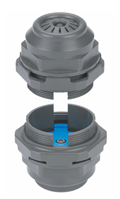 Дренажный элемент PDD пластиковый M50х1,5 с гайкой, 1 шт, IP66