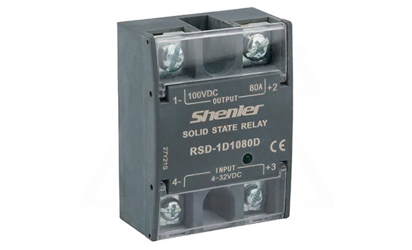 Реле твердотельное RSD-1D1080D, однофазное, 1NO, 80А(7_75VDC), 4_32VDC, W=45mm
