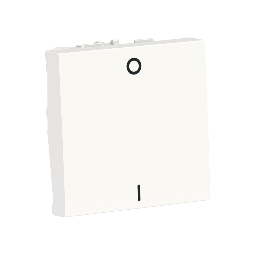 UNICA MOD ВЫКЛ. 2-пол, 1-кл, 2 мод БЕЛ