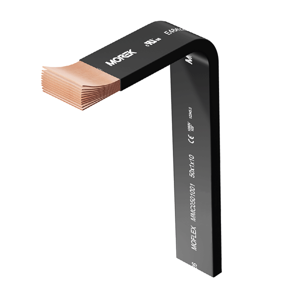 Шина Moflex MMC 32x1x3, 96mm², 484A, 2m, изолированная гибкая медная